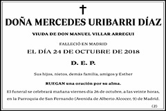 Mercedes Uribarri Díaz